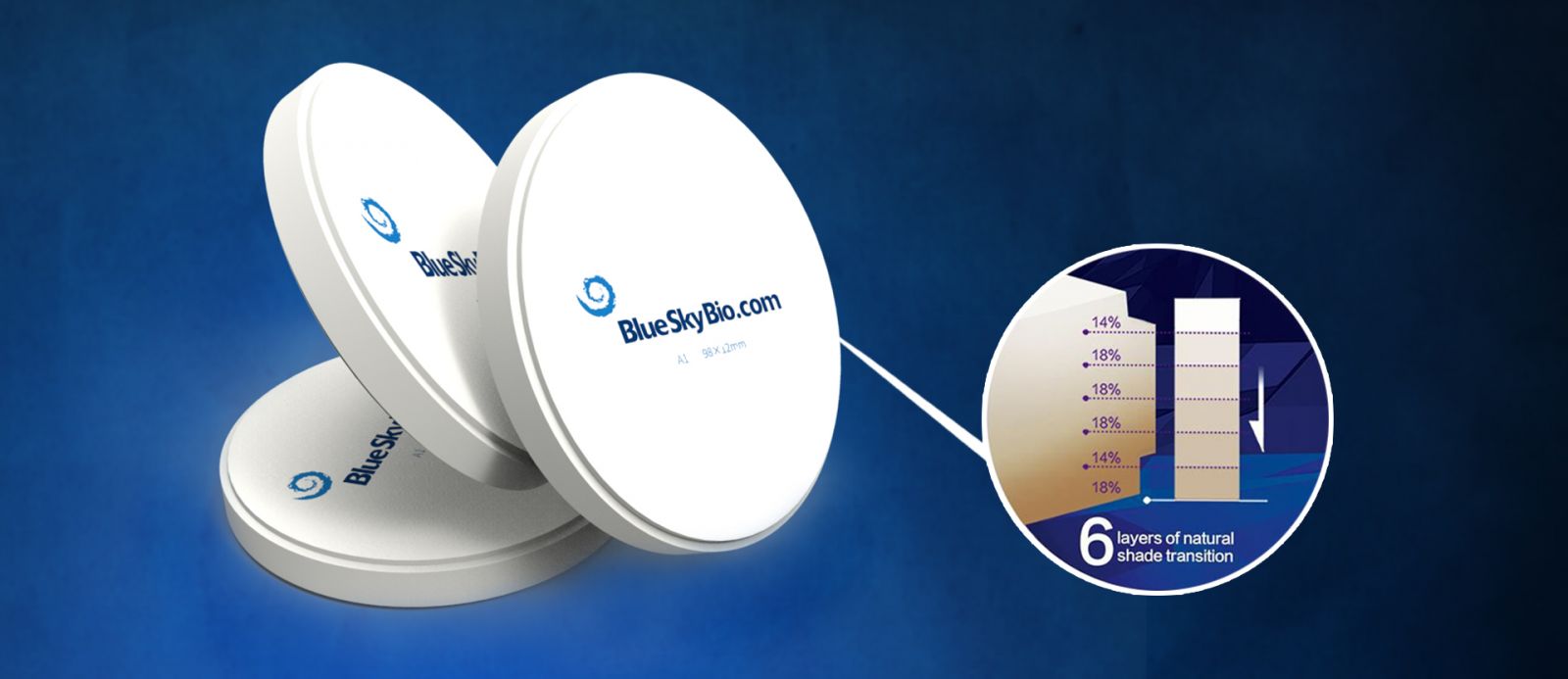 Zirconia Discs » Shop Online Blue Sky Bio